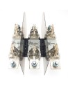Fuse base 690V/800V NH3 3poles DIN rail or screw fixing