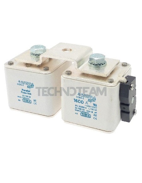 Fuse 2x SQB3 M12 aR 1250V lateral switch adapter 1000A