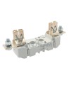 Base poliestere ST NH0 1polo fissaggio su guida DIN o a vite