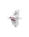 Base portafusibile 22x58 1polo 24VDC con ind.lum.(PMX)