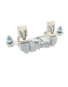 Base poliestere ST NH2 1polo fissaggio su guida DIN o a vite
