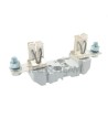 Base poliestere ST NH2 1polo fissaggio su guida DIN o a vite