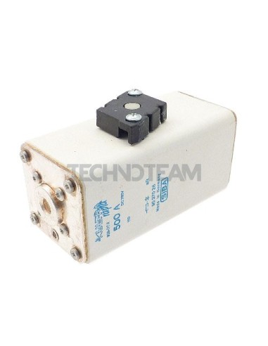 Fusibile SQB-DC92 aR 750VDC vite M10 con aggancio micro 500A