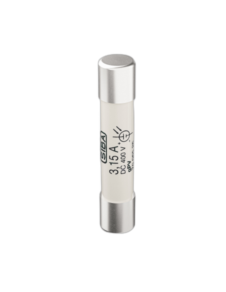 Fusibile 6,3x32 400VDC gPV ceramica 6,3A