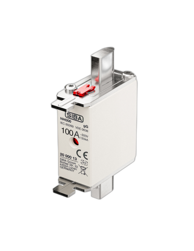 Fuse NH000 gG 500V double indicator 25A