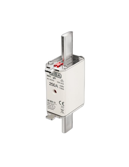 Fuse NH1 gG 500V double indicator 80A