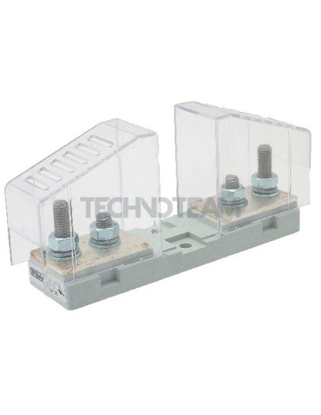 Base portafusibile per DIN000-00 80mm + calotte 1000V 400A