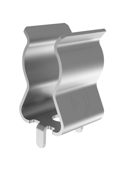 ZGTD - Clip diametro 10mm con pin interasse 11mm senza fermi