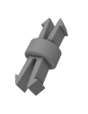 ZCTC - Spacer for modular ZPYT fuseholders 2DIN