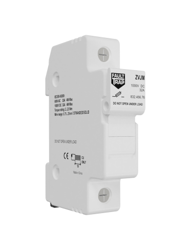 ZVJM - Fuse holder 10x38 690VAC-1000VDC 1P