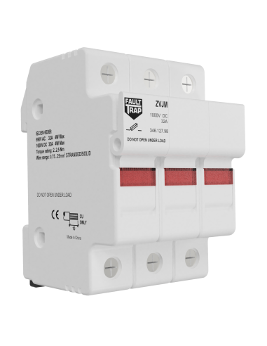 ZVJM - Fuse holder 10x38 690VAC-1000VDC 4P with ind