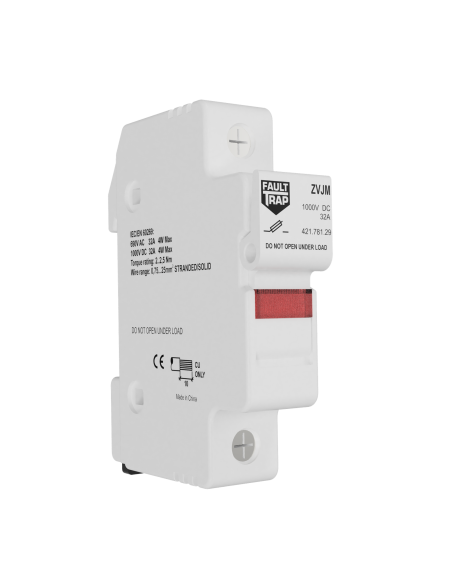 ZVJM - Portafusibile 10x38 690VAC-1000VDC 1P con ind
