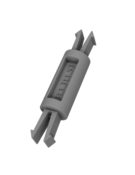 ZCTC - Distanziatore per portafusibili modulari ZRDU 2DIN