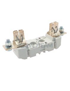 Base poliestere ST NH0 1polo fissaggio su guida DIN o a vite