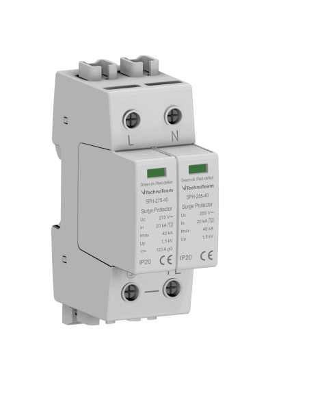 SPH-440-40-1(S)+1 - SPD 440V T2 1+1 con microinterruttore