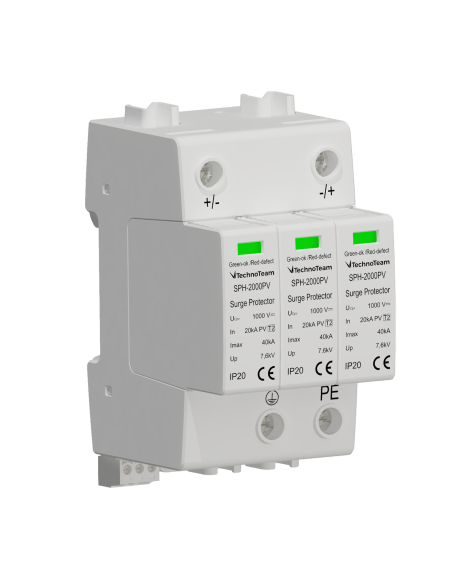 SPH-1500PV(S) - SPD 1500V DC T2 con microinterruttore
