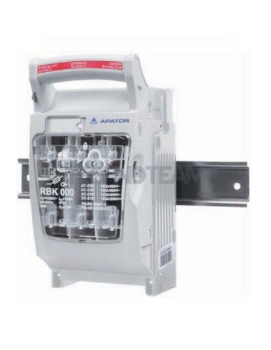 Switch disconnector NH000 3P M8 screw terminal -for DIN rail