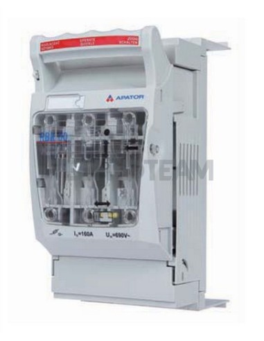Switch disc. NH00 3P bottom M8 screw terminal - Busbar