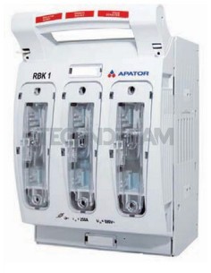 Switch disconnector NH1 3P bridge clamps