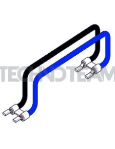 Conduttore preformato 2poli 16mm2 (1nero e 1blu) 250mm