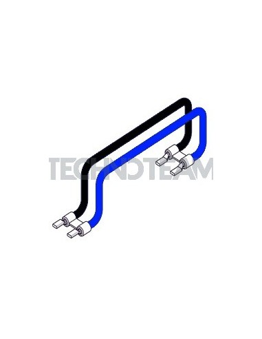 Row conductor 2poles 10mm2 (1black and 1blu) 150mm