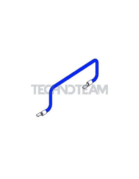 Row conductor 1pole 10mm2 blu 150mm