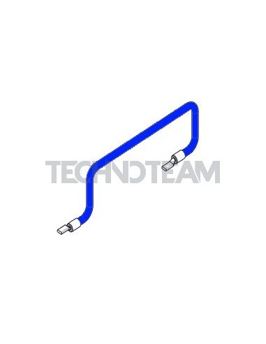 Row conductor 1pole 10mm2 blu 125mm