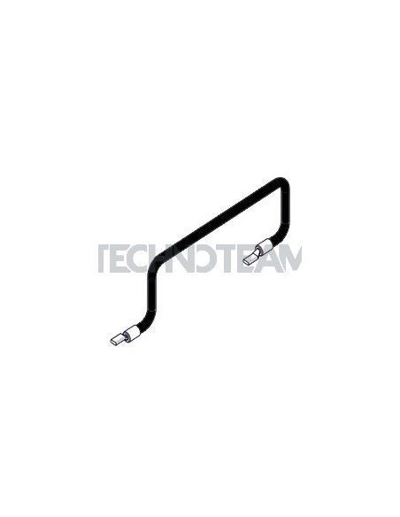 Conduttore preformato 1polo 10mm2 nero 138mm