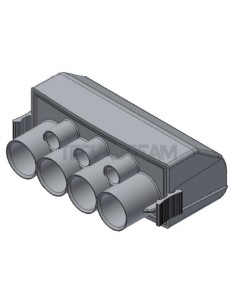 Terminali per illuminazione stradale 4x(11mm)3x(4,4mm) blu