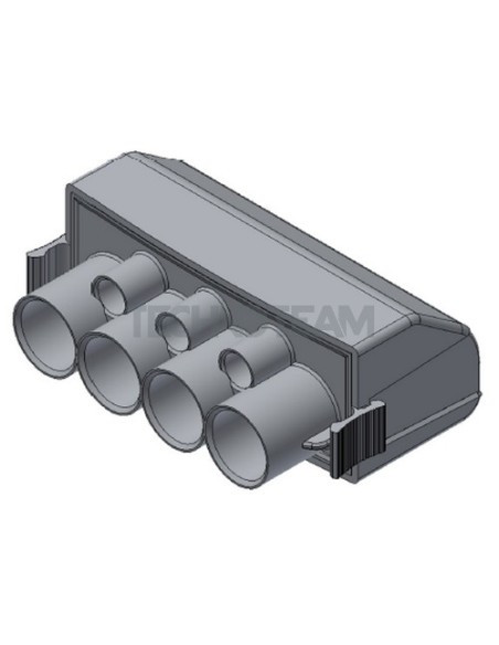 Terminali per illuminazione stradale 4x(11mm)3x(4,4mm) blu