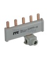 Busbar 35mm2 isolated feed-in terminal 90° 22,5mm 4 pin