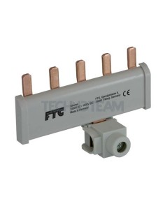 Barra 35mm2 isolata con terminale 90° 22,5mm 10 pin