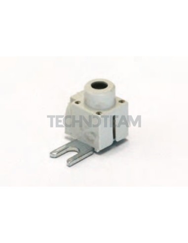 Terminale di connessione isolato a forcella 11x15x2 /M6 lat