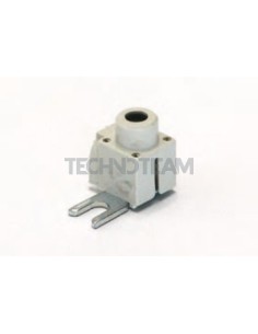 Feeder fork connection isolated 11x15x2 /M6 blue lateral