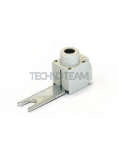 Feeder fork connection isolated 11x32x2 /M6 blue