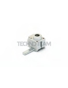 Feeder pin connection 4,3x15x2 blue lateral