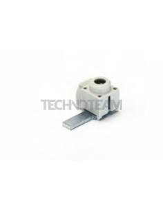 Terminale di connessione a pin 6x15x2 blu laterale