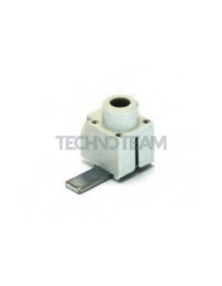 Feeder pin connection 7x15x2 blue lateral