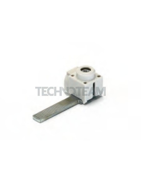 Terminale di connessione isolato a pin 6x29x2 blu laterale