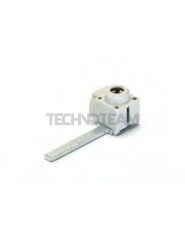 Feeder pin connection isolated 4x32x2 blue lateral