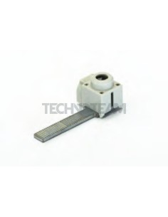 Feeder pin connection isolated 6x32x2 blue lateral