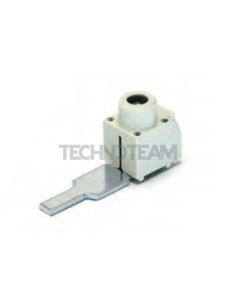 Feeder pin connection isolated 6x32x2 blue