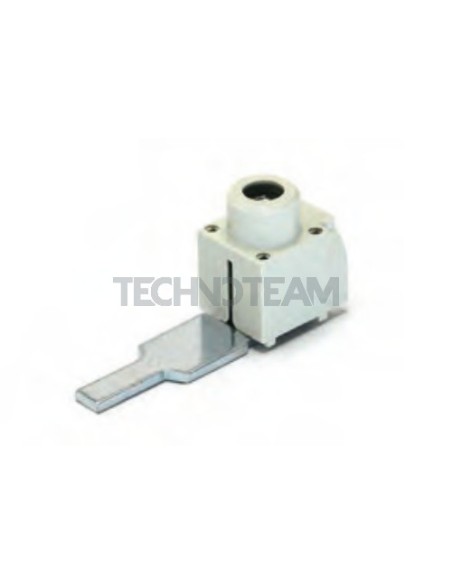 Feeder pin connection isolated 6x32x2 blue