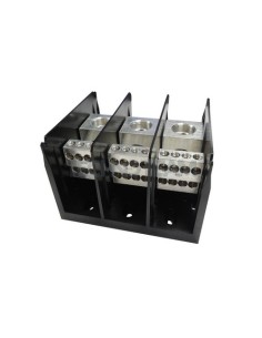 Blocco di distribuz.3poli IN:1x(300mm2) OUT:8x(25mm2)