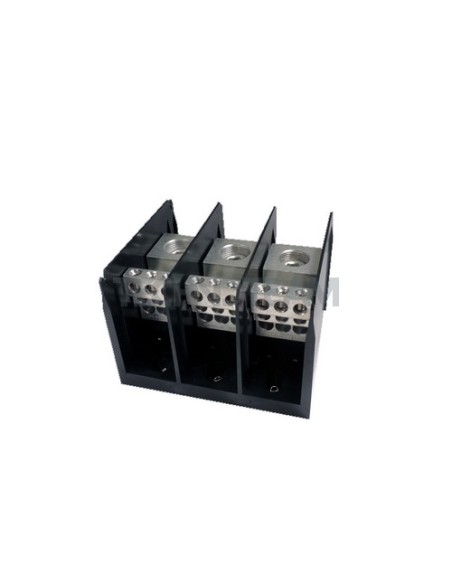 Blocco di dist.3P IN:1x(300mm2) OUT:3x(50mm2) 6x(25mm2)