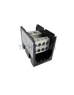 Distribution block 1pole IN:2x(380mm2) OUT:8x(85mm2) grey