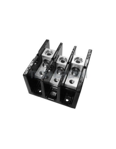 Blocco di distrib. 3poli IN:1x(6AWG) OUT:1x(14AWG) 175A
