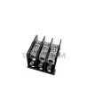 Blocco di distrib. 3poli IN:3x(2-12AWG) OUT:3x(2-14AWG)nero