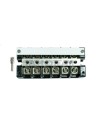 Terminal block 600VAC/DC 4 poles with SC bars
