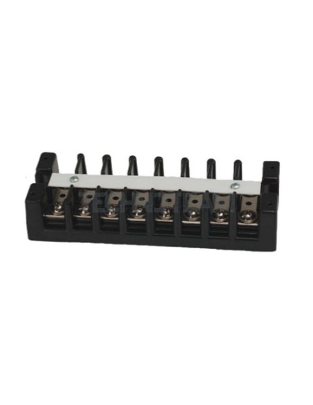 Terminal block 600VAC/DC 12 poles remov.connect.brass insert